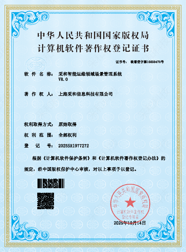 智能运维领域场景管理系统 V8.0